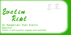 evelin ripl business card